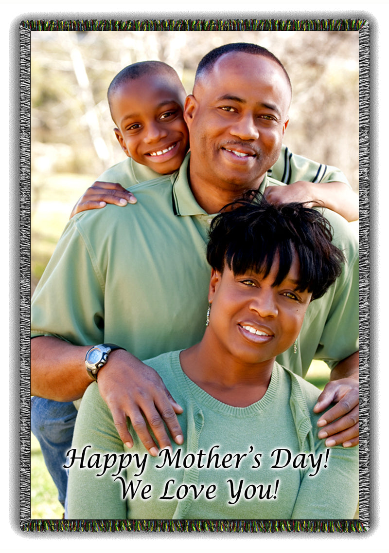 Mothers Day Woven Blankets