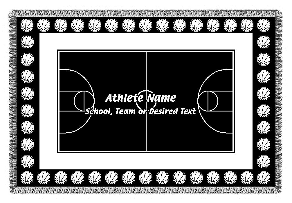 Personalized Sports Woven Blankets