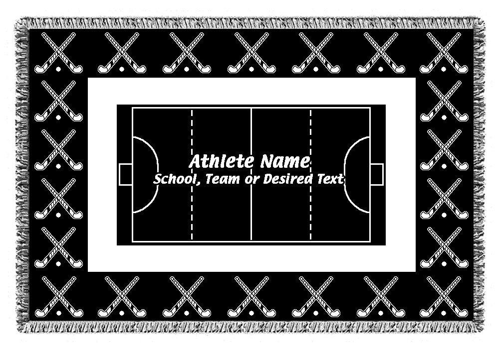 Personalized Sports Woven Blankets