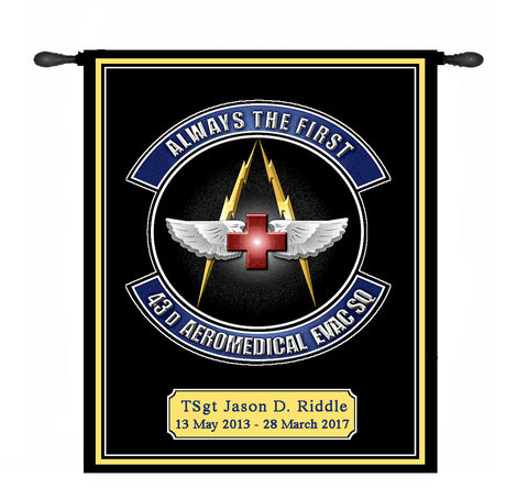 Military Insignia Tapestry Wall Hangings