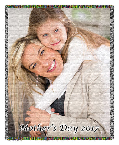 Mothers Day Woven Blanket Gift Card