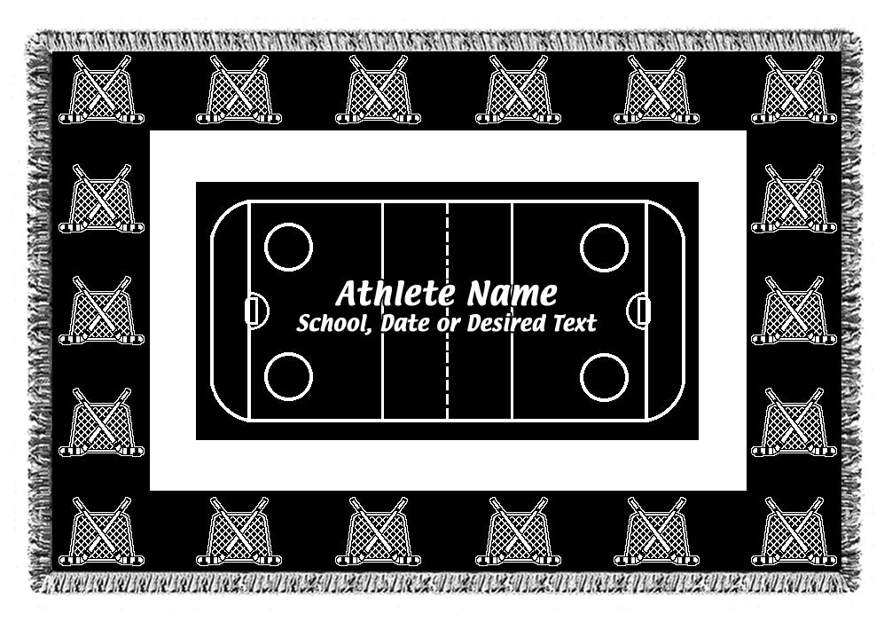 Personalized Sports Woven Blankets