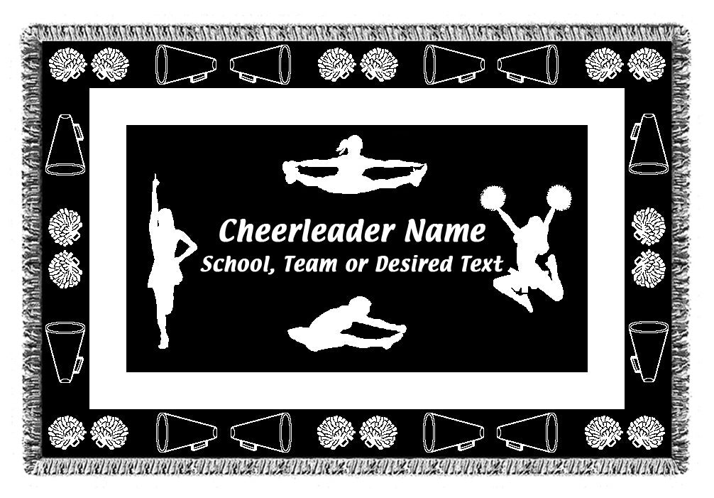 Personalized Sports Woven Blankets