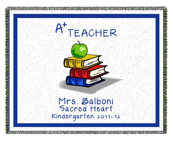 A+ Teacher Woven Blanket