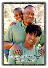 Mothers Day Woven Blanket Gift Card