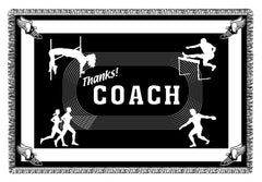 THANKS! Coach Woven Blankets