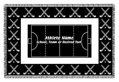 Personalized Sports Woven Blankets