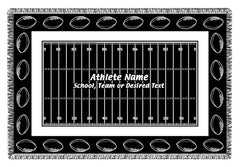 Personalized Sports Woven Blankets