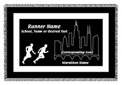 Personalized Sports Woven Blankets