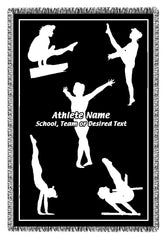 Personalized Sports Woven Blankets