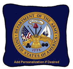Military Pride Woven Pillows