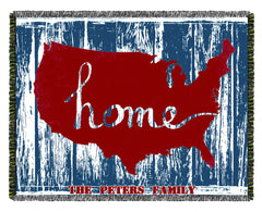 4th of July/ Patriotic Woven Blankets