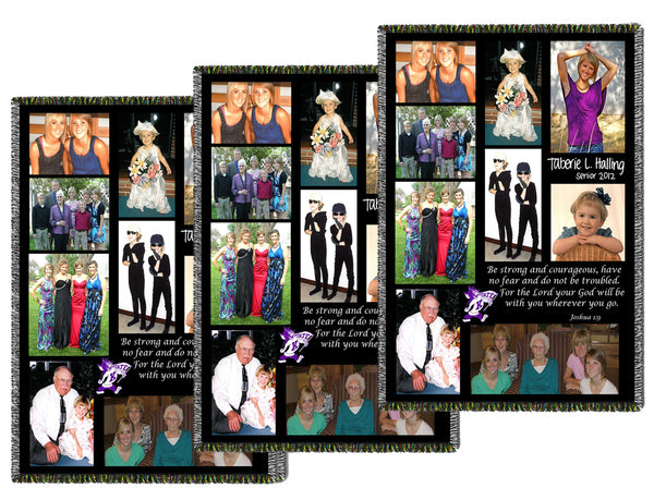 Extra Large Woven Collage Blankets - Volume Discounts