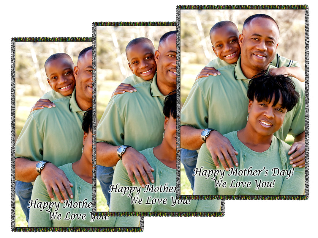 Extra Large Woven Photo Blankets - Volume Discounts