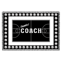 THANKS! Coach Woven Blankets